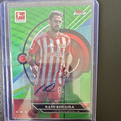 Topps Finest Bundesliga 2022-23 Rani Khedira AUTO 1.FC Union Berlin #20 26/30