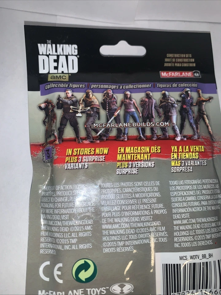 McFarlane Blind Bag The Walking Dead Loot Crate Exclusive Collectible Figure - Imagem 4 de 4