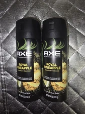 Axe Royal Pineapple Premium Body Spray 4 Oz Lot Of 2