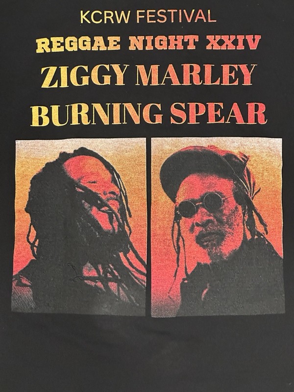 Ziggy Marley Burning Spear Exclusive Hollywood Bowl XL Shirt LA 6-21-2026 reggae
