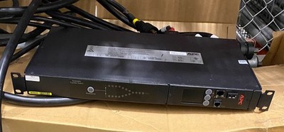 APC AP4430 Automatic Transfer Switch 8 Outlet 208V 20A Rack Mount Black