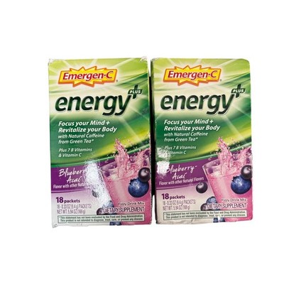Emergenc Energy plus blueberry acai discontinued 2 pack