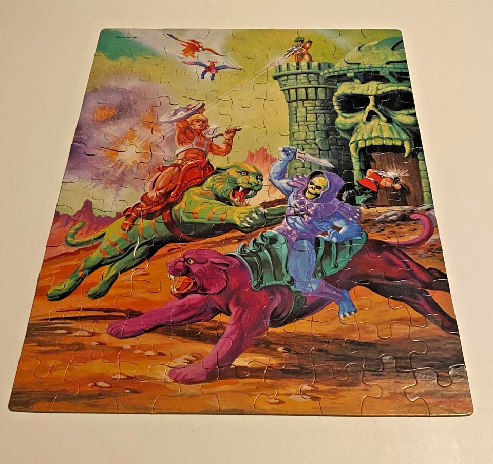 1983 宇宙大师 100 件拼图永恒战场美泰复古 — 第 3/4 张图片