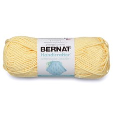 Handicrafter Cotton Solids Yarn, 1.75 oz, Gauge 4 Medium, 100 Cotton, Pale Ye...