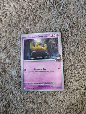 Team Rocket's Drowzee 079/182 Sv10: Destined Rivals Regular