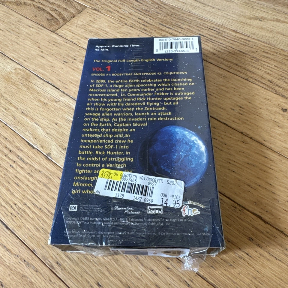 Robotech VHS Volume 1 FHE Family Home Entertainment First Episode! - Image 2 of 4