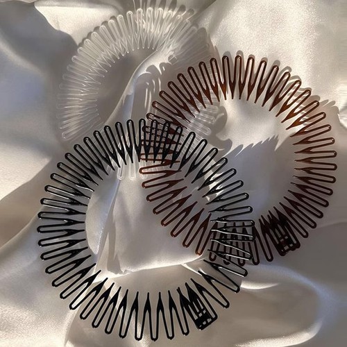 12 PCS Stretch Full Circular Stretch Comb Hair Bands Comb Headbands for Women... - Picture 4 of 6