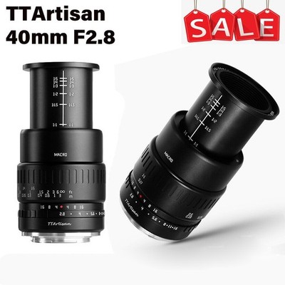 TTArtisan 40mm F2.8 APS-C Macro Lens For Sony E Mount Camera A5000 A5100 A6000