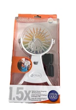 Ottlite MAG Optical Grade Magnifier 1.5x LED illuminated MG013HF