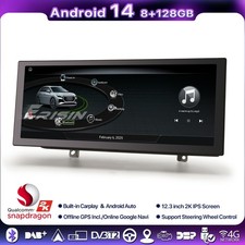12,3" 8+128GB Android 14 Autoradio CarPlay GPS Navigatore Audi A4 B8 A5 B8 S4 S5