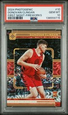 2024 Photogenic Donovan Clingan #/5 Fireworks RC Rookie PSA 10 GEM MINT
