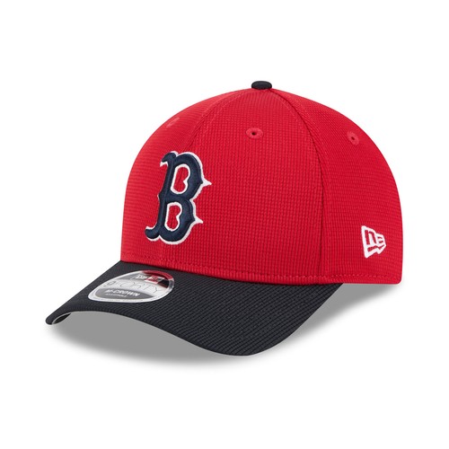 Men's New Era Red/Black Boston Red Sox 2025 Batting Practice 9FORTY M-Crown