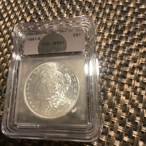 1881 S Morgan Dollar San Francisco ICG MS63 $1 90% Silver Business Strike