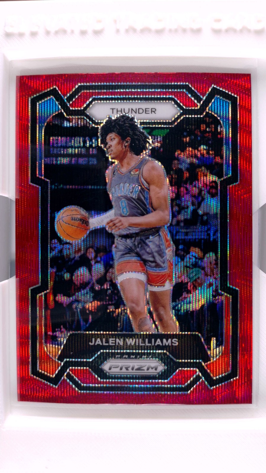 2023-24 Panini Prizm Basketball Jalen Williams #19 Ruby Wave