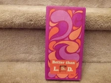 VINTAGE 1960s 70s Retro Prank Gift Better than L.S.D. LSD Neon Hippie Woodstock