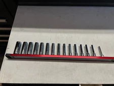 SK METRIC Socket set 1/4 dr. 4mm thru 15mm-15piece
