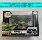 GROGU MANDALORIAN 2022 STAR WARS CELEBRATION DIAMOND GLITTER EXCLUSIVE FUNKO POP