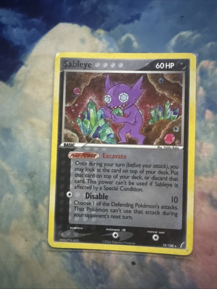Sableye 10/100 Crystal Guardians Holo