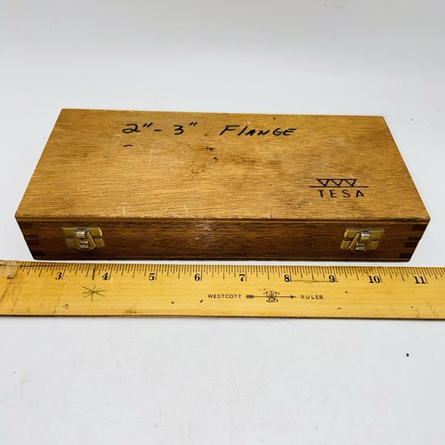 Tesa 2” - 3” Flange Micrometer Locking - Swiss Made - Picture 2 of 15