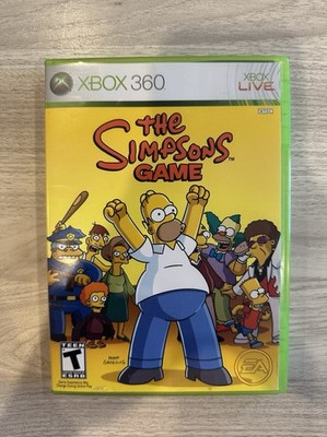 The Simpsons Game (Xbox 360) EA 2007 T-Teen NTSC-U/C Manual Included