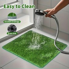 Large Pet Dog Toilet Mat Indoor Restroom Training Grass Potty Pad Loo Tray Pad