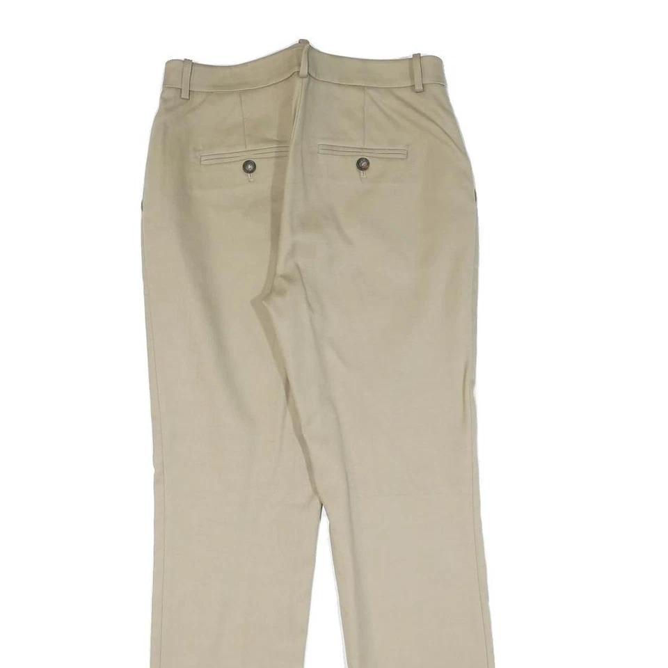 MICHAEL KORS Mujer Algodón Beige Slim Recto Pantalones W28 L28 Estilo Informal - Imagen 4 de 4
