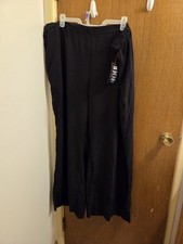 Ellos Womens Plus Size Black Pull On Pants See Description