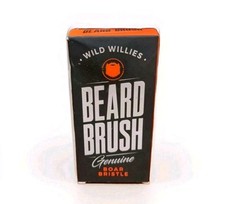 Wild Willies Natural Boar Bristle Beard Brush for Men