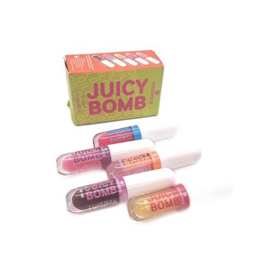 essence JUICY BOMB Lippenöl-Set 02 POUT OF PARADISE Lippenöl-Set aus 5 Farbtönen