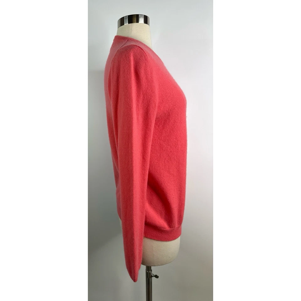 J. Crew 100% Cashmere Crew Neck Long Sleeve Women’s Sweater M Capsule Academia - Image 3 of 4