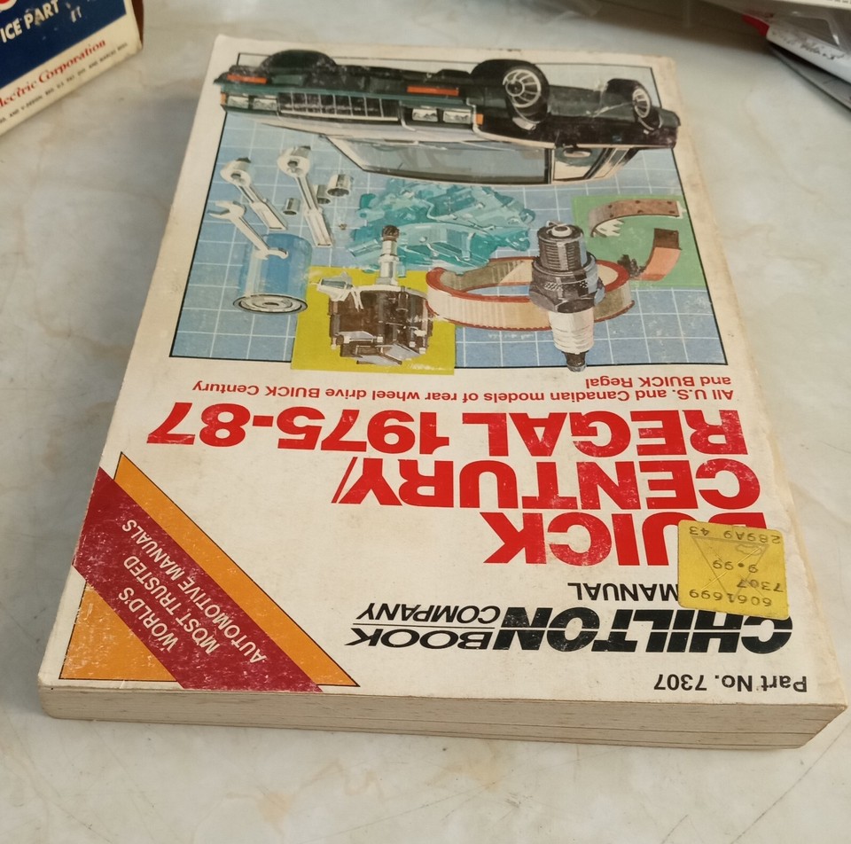 Chilton 1975 1987 Buick Regal Grand National / Century Service Repair