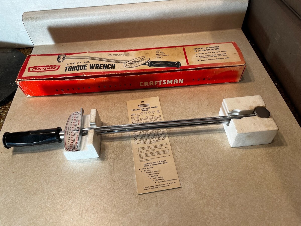 Craftsman Torque Wrench How To Use