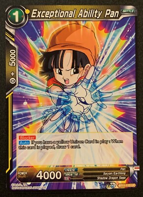 Exceptional Ability Pan | BT11-110 | UC | Vermilion Bloodline | Dragonball Super