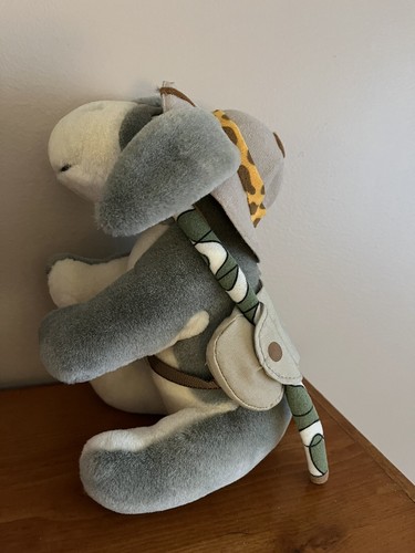 Disneyland Resort Safari Eeyore Hat and Backpack Stuffed Plush 9” - Picture 3 of 5