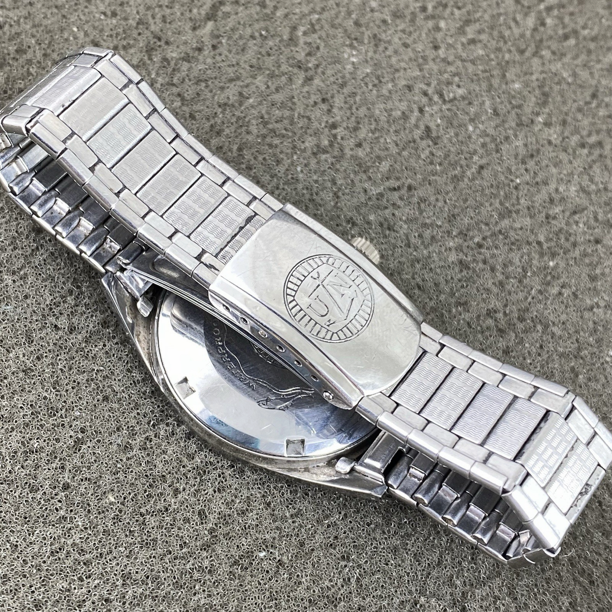 VINTAGE ULYSSE NARDIN JUBILE 4000 AUTOMATIC WATCH SS CASE AND