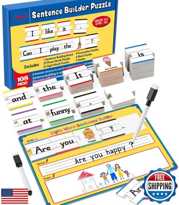 Aizweb Sentence Building,Sight Word Games for Kindergarten 1st 2nd Grade Clas