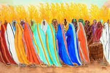 Dorothy Eugenie Brett : The Sundown Dance : Archival Art Print