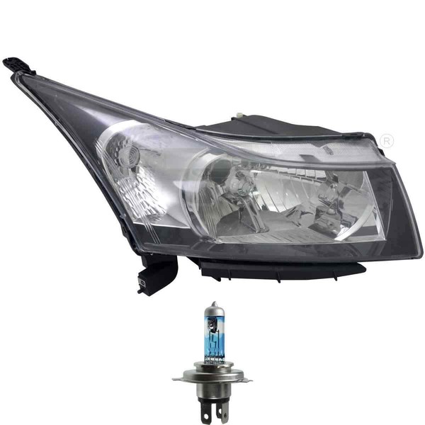 Scheinwerfer Rechts H4 FüR Chevrolet Cruze SchräGheck J305 J300 J308 Inkl Lampen-image