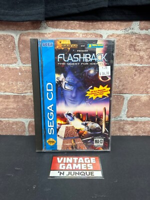 FLASHBACK: THE QUEST FOR IDENTITY Sega CD CiB