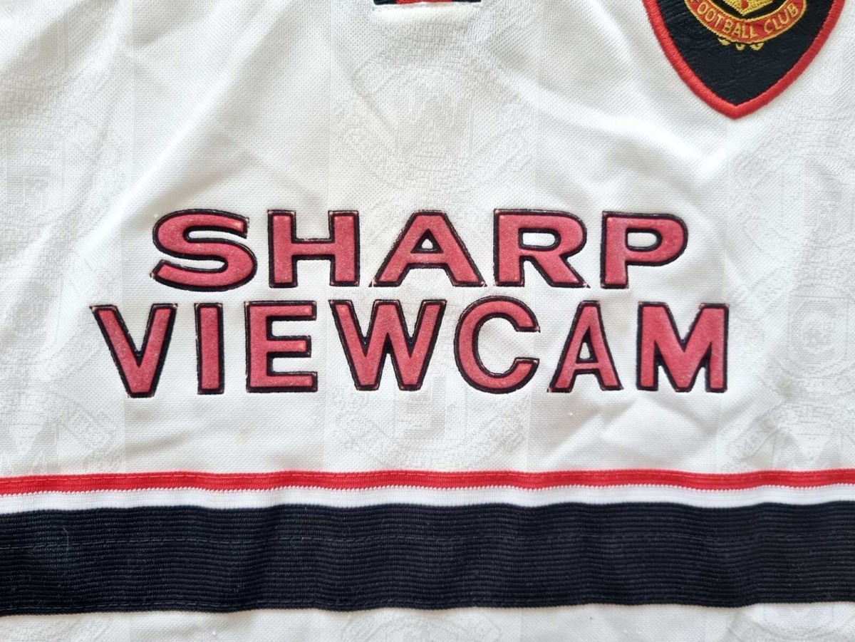 Maillot Extérieur Manchester United 1997/99 – Umbro – Taille 10-11 Ans – Vintage