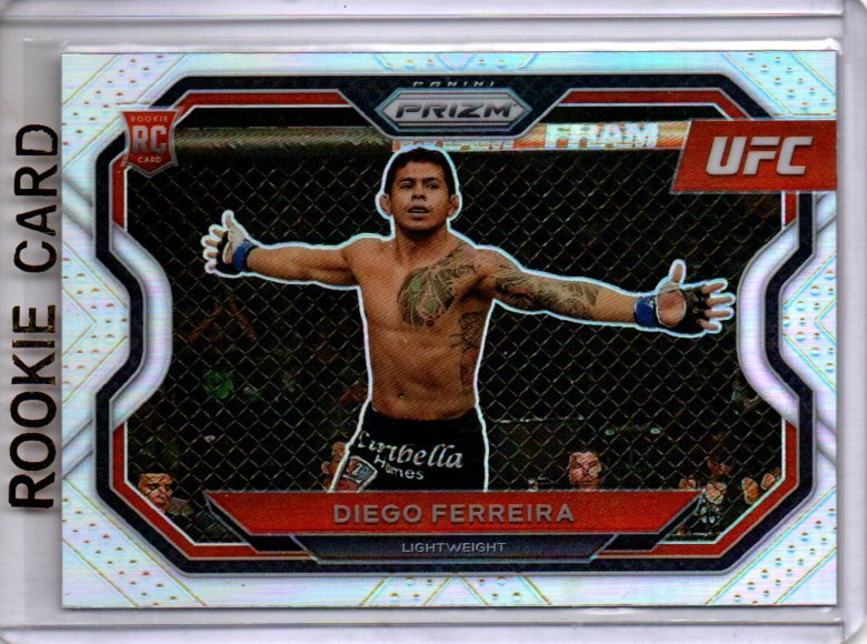 DIEGO FERREIRA 2021 PANINI PRIZM UFC SILVER PRIZM RC #164