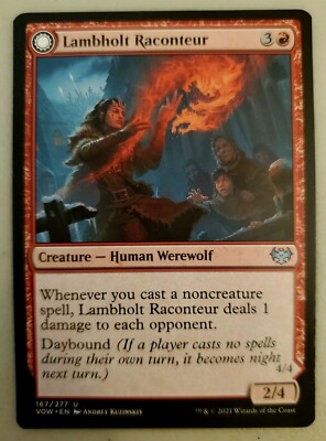 1x Lambholt Raconteur   Lambholt Ravager Crimson Vow MTG  NM