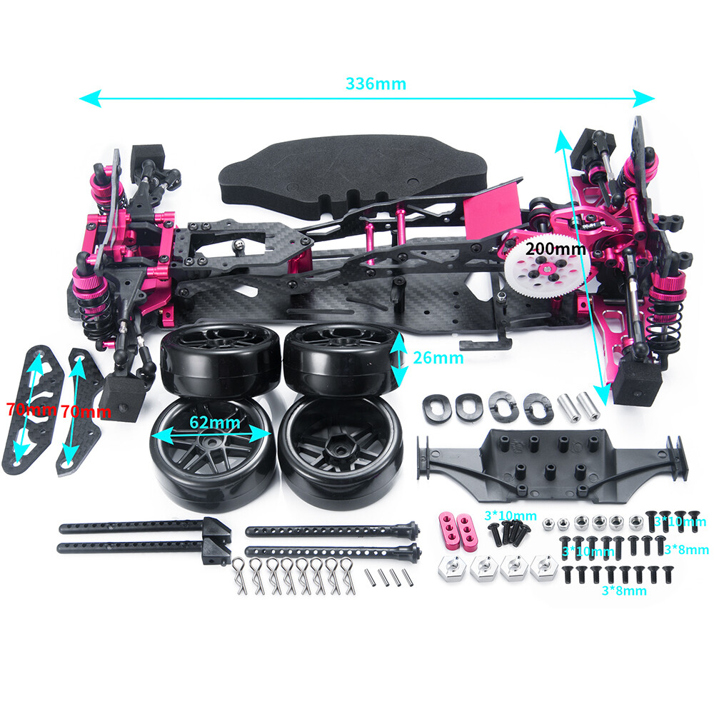 Sakura D4 ドリフトラジコン フルセット メカ付き 予備パーツ多数 1/10 RC Car Chassis For Sakura D5 MR Drift Car KIT | eBay