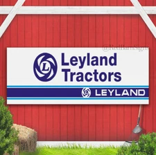 LEYLAND TRACTORS PVC logo banner for your workshop garage or man cave