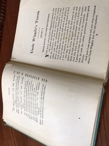 Antique “Uncle Wiggily’s Travels” Cloth Hardback Book Copyright 1939 by Garis - Picture 12 of 15