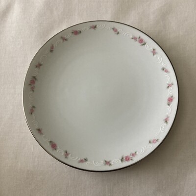 Nicosia by Noritake Beautiful Delicate Rose Bread & Butter Dish Japan #6882 EX