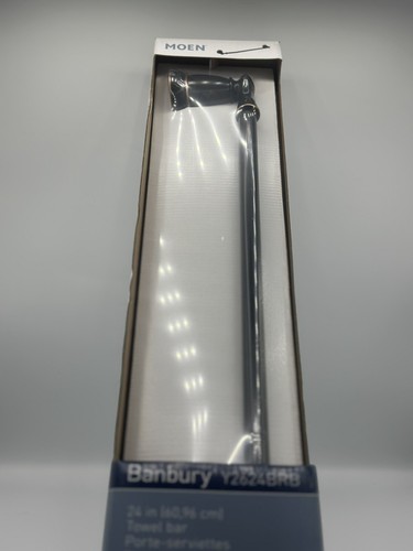 Moen Caldwell 24" Towel Bar in Mediterranean Bronze (Y3124BRB) - Picture 2 of 2
