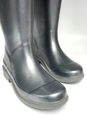 Havaianas Helios High Grey/Silver Tall Rain Snow Boots Rubber