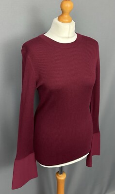 PROENZA SCHOULER PULLOVER - SEIDE & KASCHMIR MISCHUNG - Damen Größe Large L