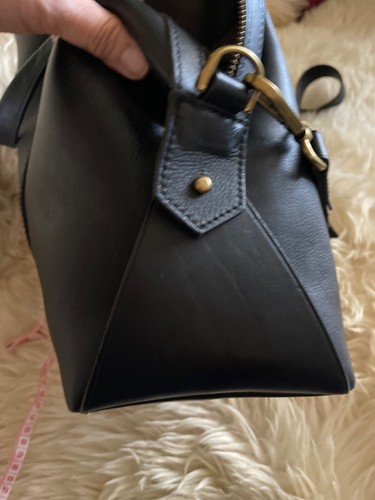 madewell glasgow black satchel crossbody bag - Picture 8 of 12